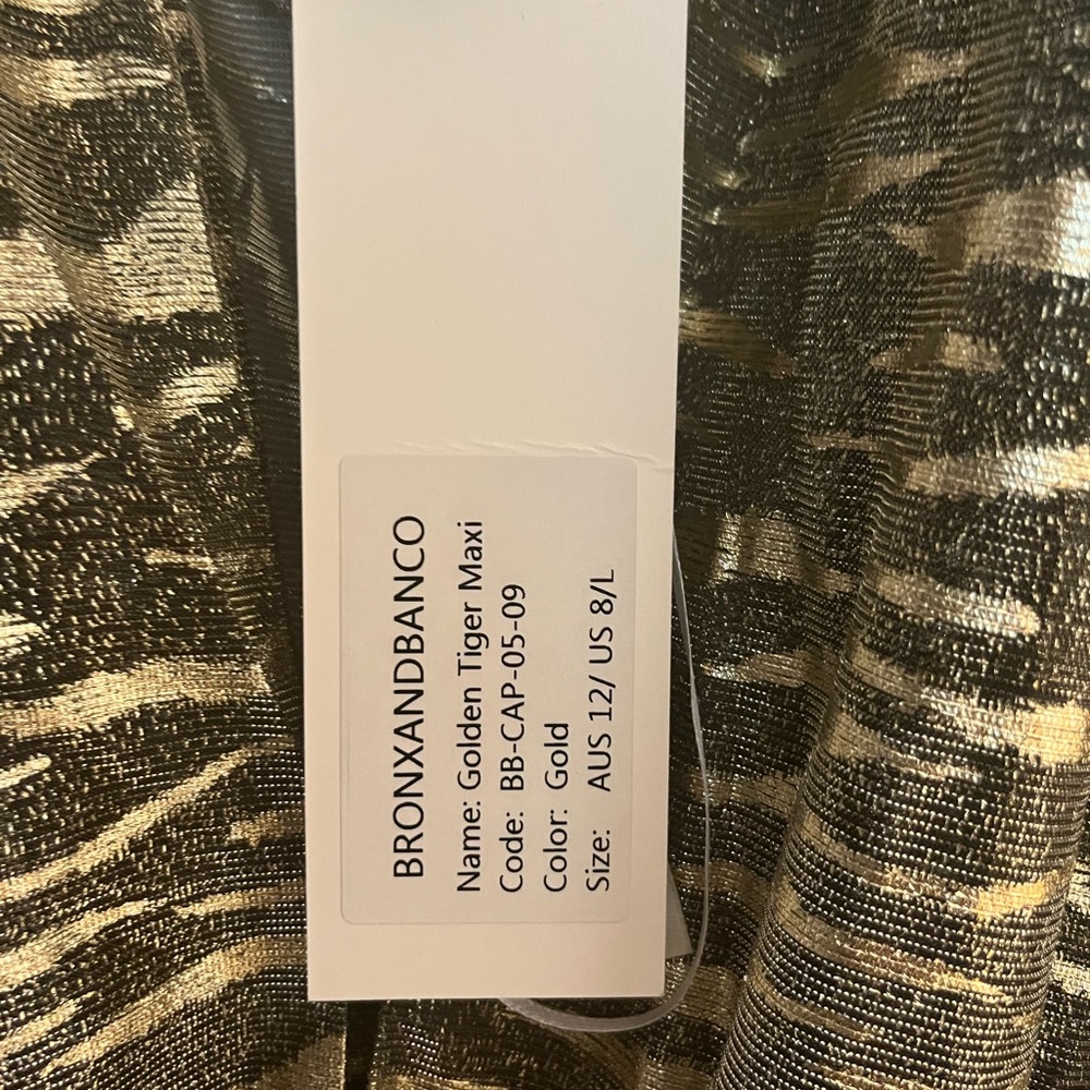 Bronx & Banco Gold Dress